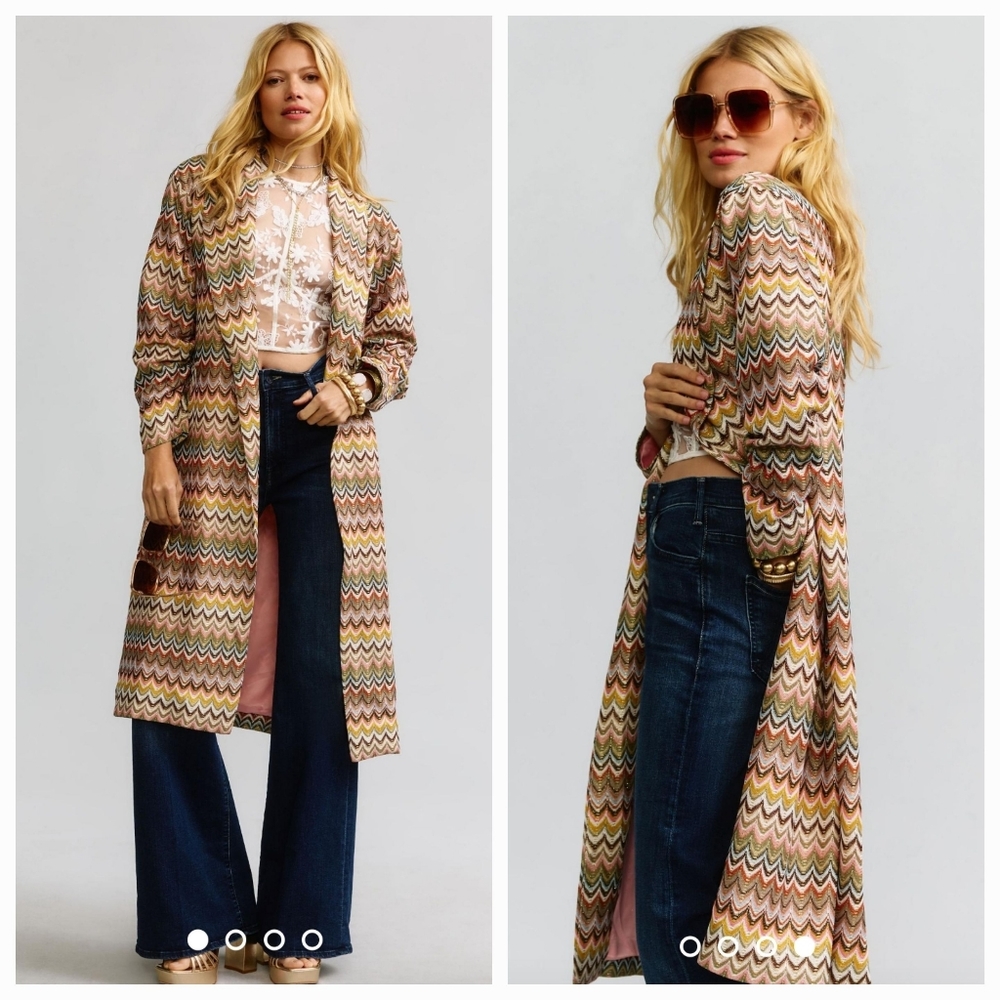 Hutch Knit Duster Jacket! Size Medium.